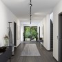Flur mit Urail Schienensystem und Paulmann LED Spot Aldan in Schwarz matt.