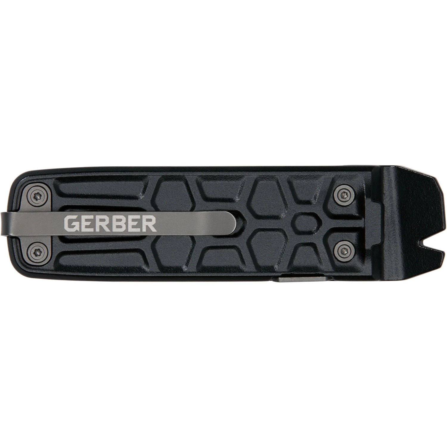 Gerber Lockdown Slim Pry Multitool mit 7 Werkzeugen, Stahlkonstruktion und Taschenclip.