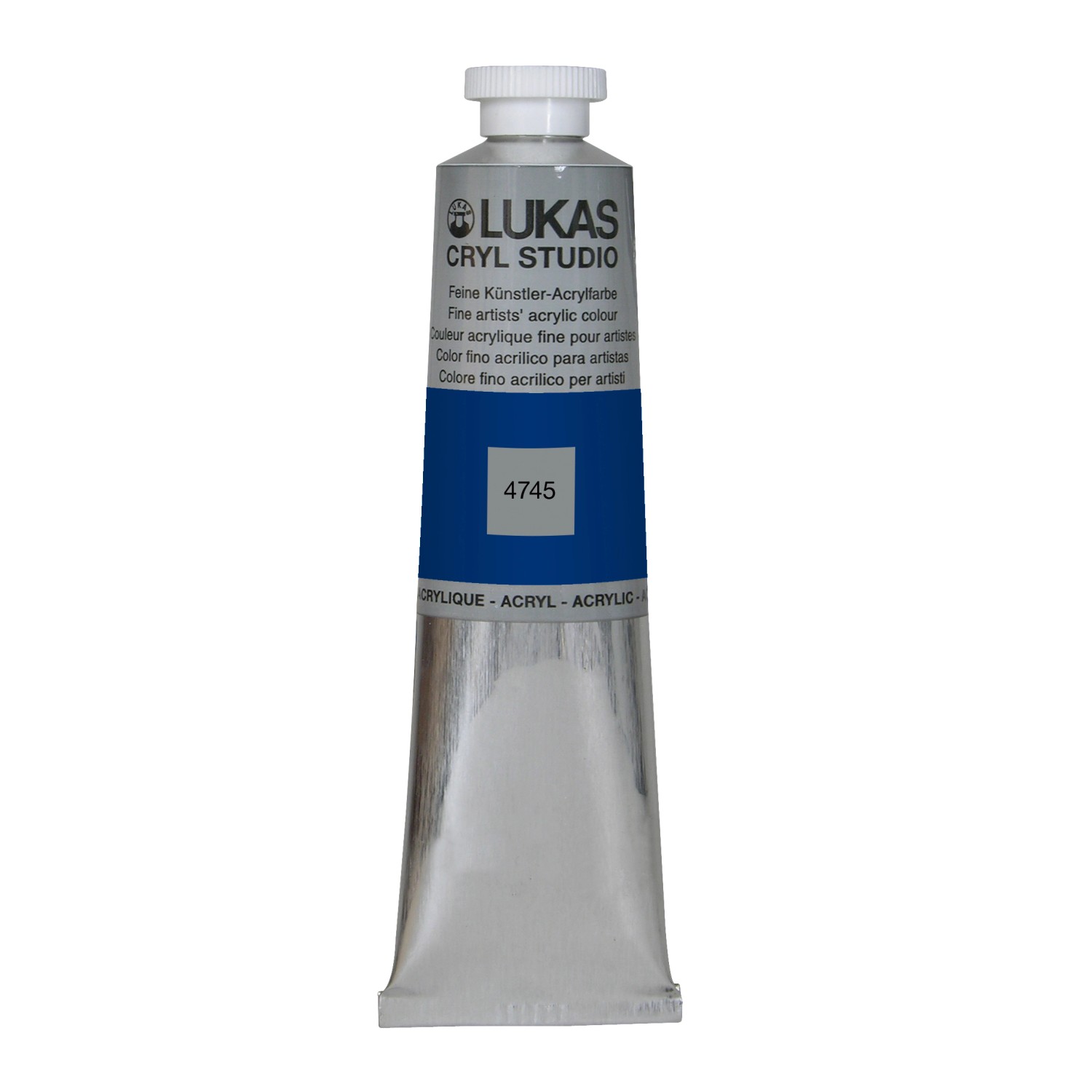 Lukas Cryl Studio Acrylfarbe Aluminiumtube Phthaloblau 75ml