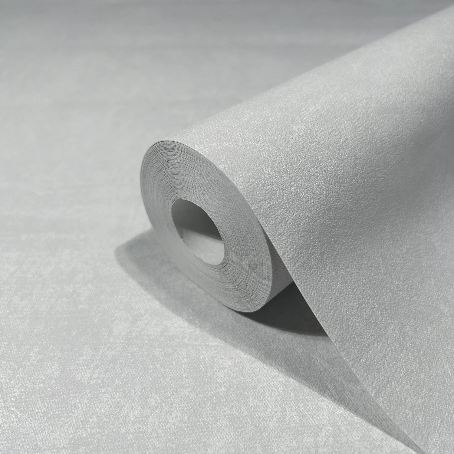 Rolle Marburg Vliestapete GZSZ, leicht strukturiert, Uni Grau, 10,05x0,53m.