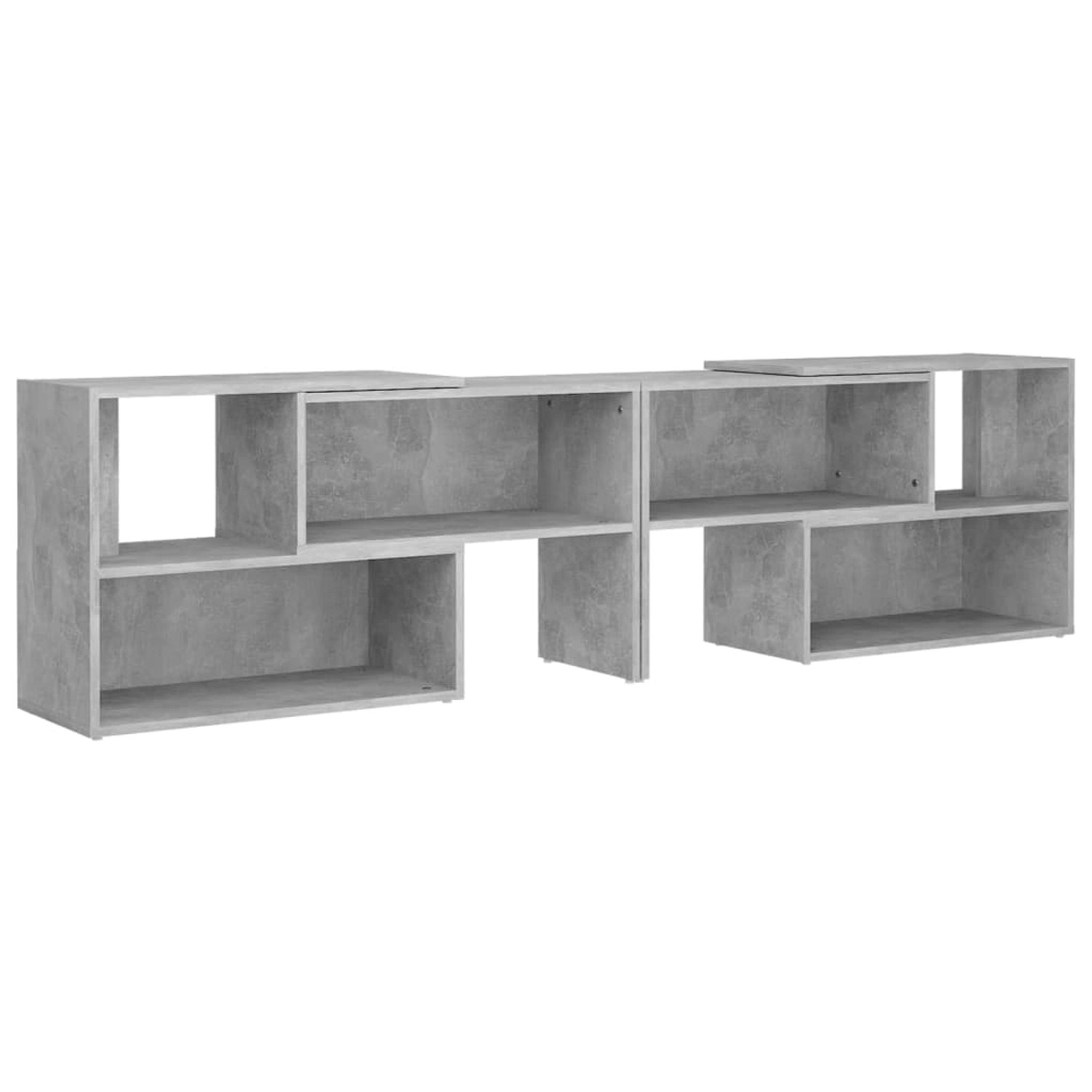 Tv-schrank Betongrau 149x30x52 Cm Spanplatte günstig online kaufen