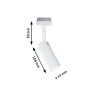 Paulmann URail LED-Spot Tubo, signalweiß, neutralweißes Licht, dimmbar, für Schienensysteme.
