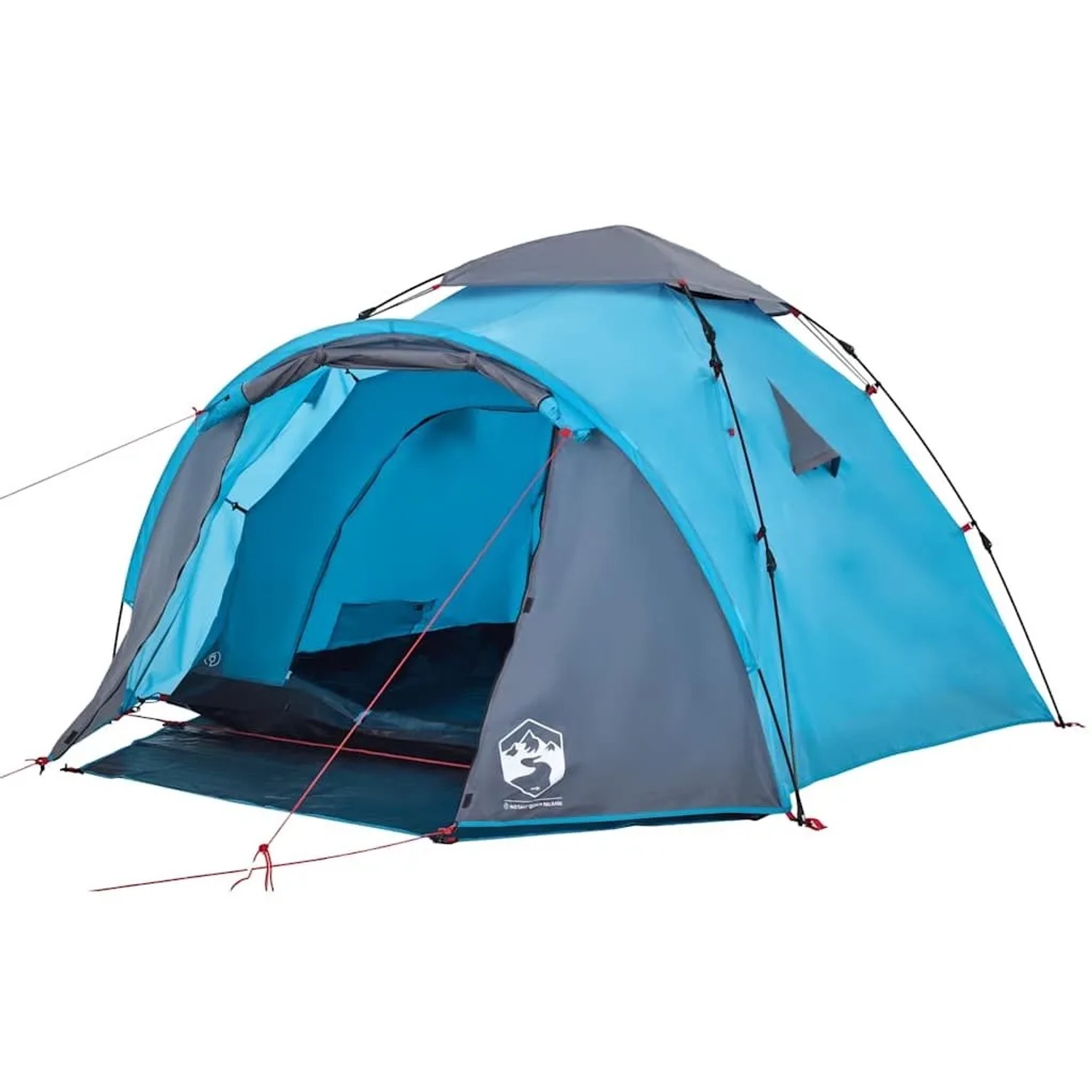 vidaXL Kuppel-Campingzelt 3 Personen Blau Quick Release 4004227 günstig online kaufen