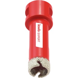 kwb Fliesenbohrer, Ø 20 mm, für Winkelschleifer M14, zum Bohren von Fliesen und Feinsteinzeug.