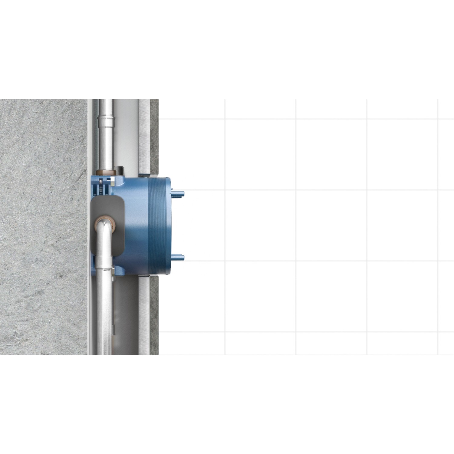 Ideal Standard Easy-Box Unterputz-Bausatz für Armaturen im Rohbau.