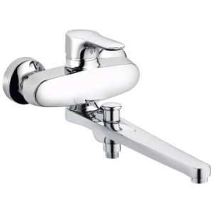 Kludi Spezial Wannenfüll- und Brause-Einhandmischer OBJEKTA in Chrom