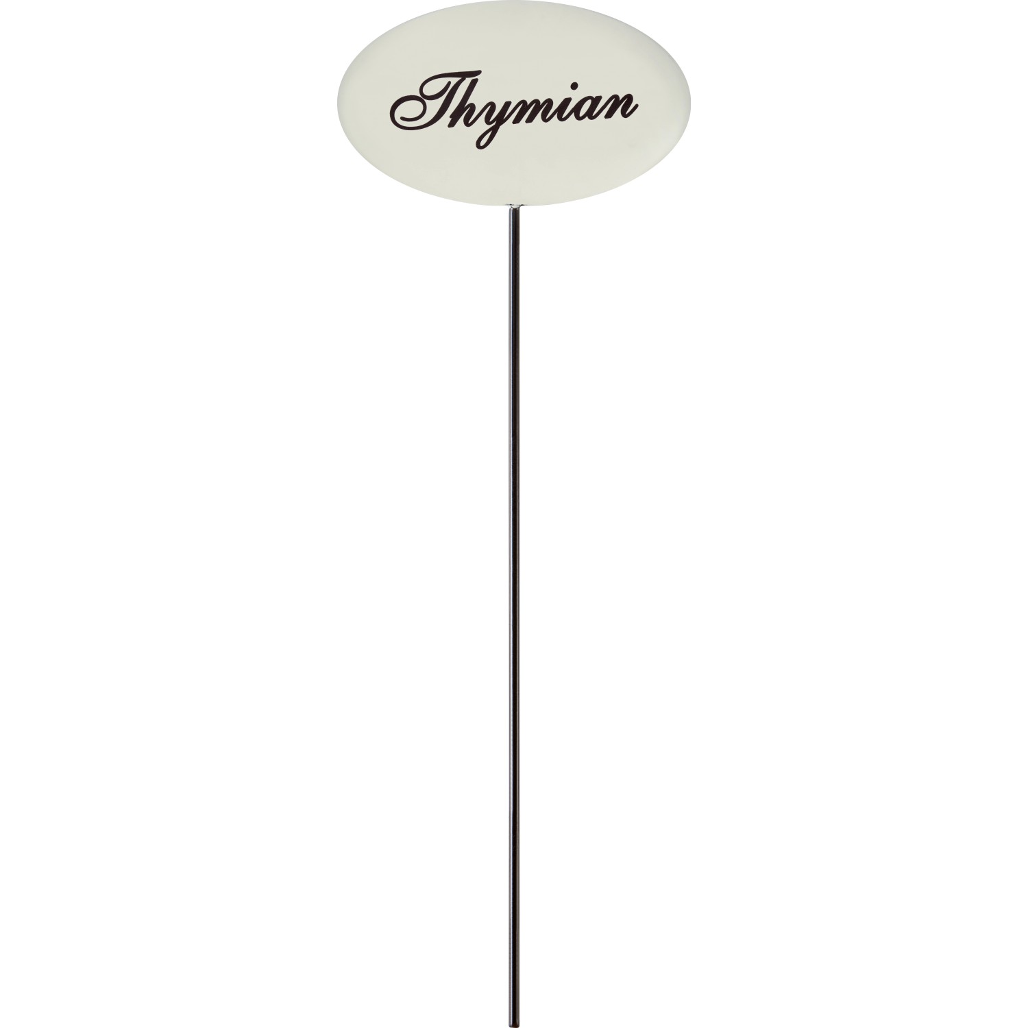 Kräuterstecker Emailleweiß 30 cm Thymian