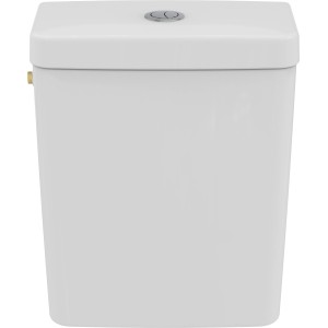 Weißer Ideal Standard Connect Cube Aufputzspülkasten mit seitlichem Zulauf.