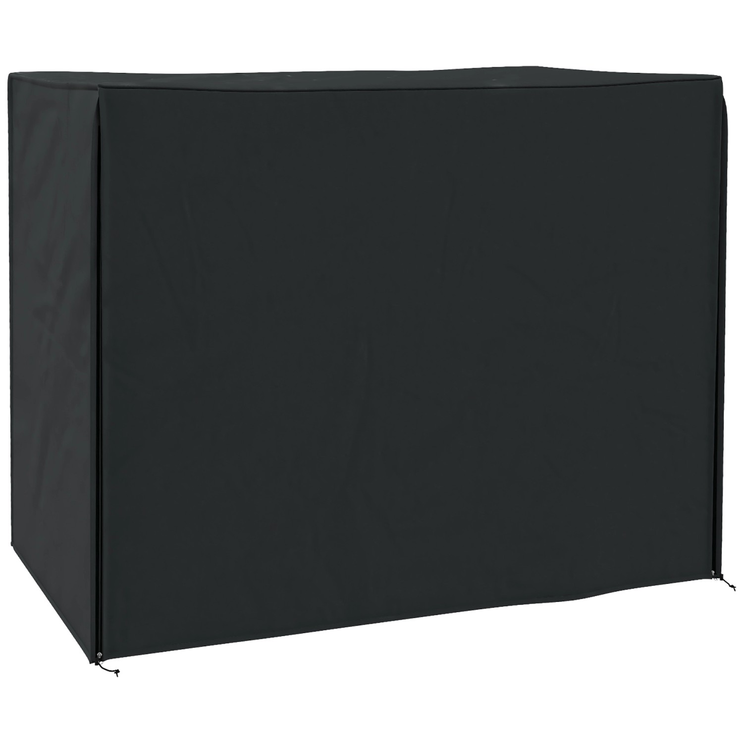 Outsunny Abdeckung Wasserdicht UV-Schutz Oxford Schwarz 220L x 125B x 172H cm