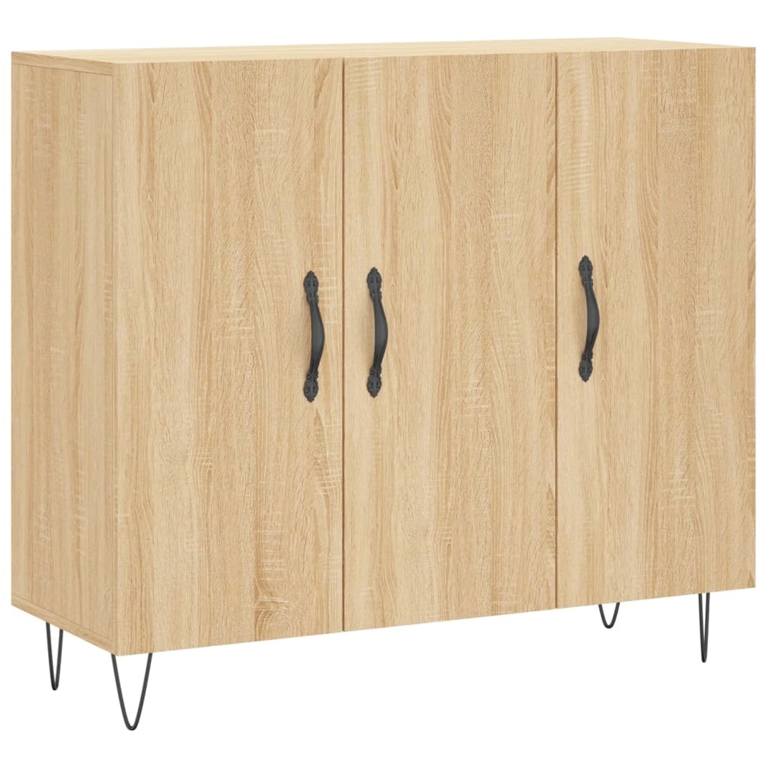 vidaXL Sideboard Sonoma-Eiche 90x34x80 cm Holzwerkstoff 828103 günstig online kaufen