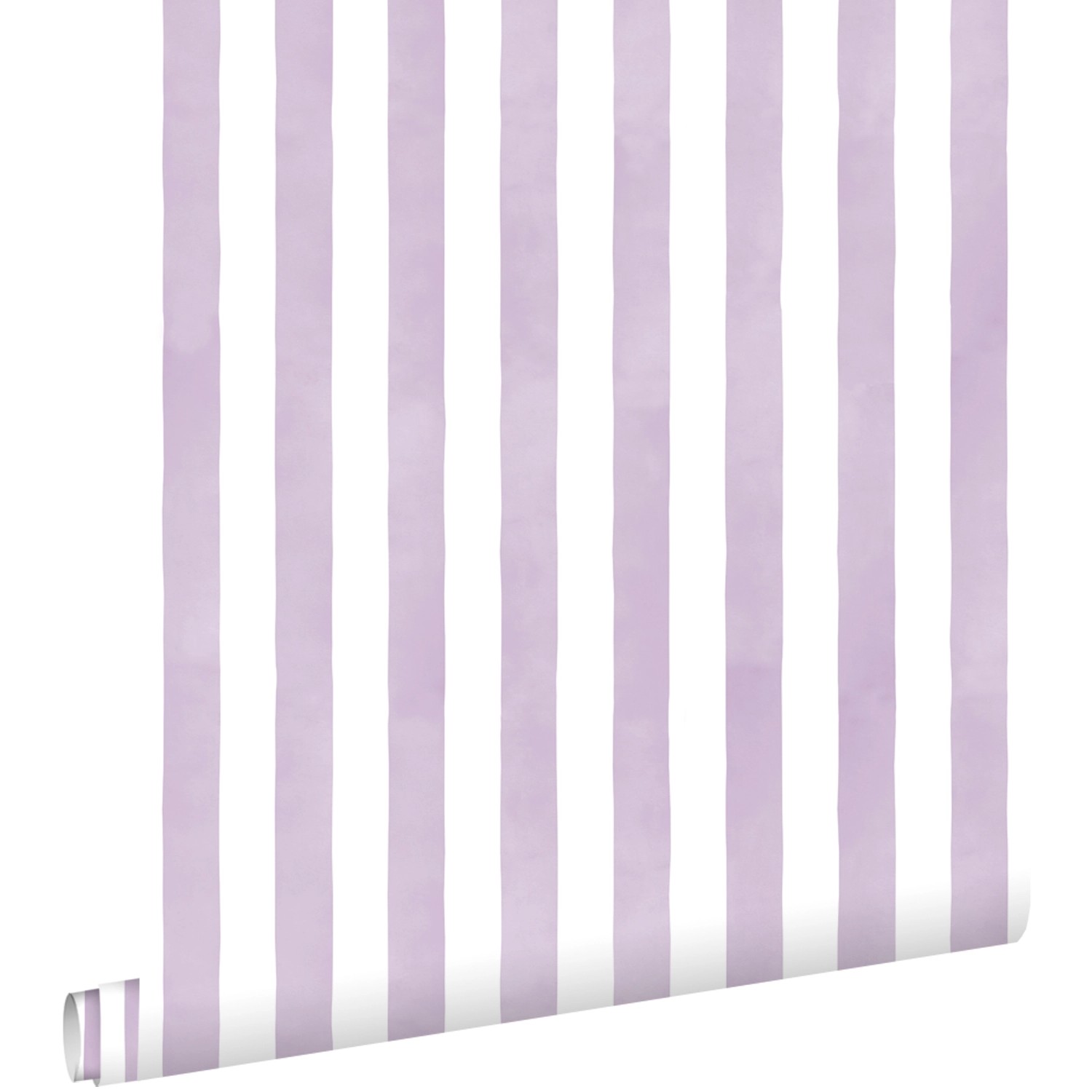 ESTAhome Tapete Streifenmuster Lila und Weiß 53 cm x 10.05 m günstig online kaufen