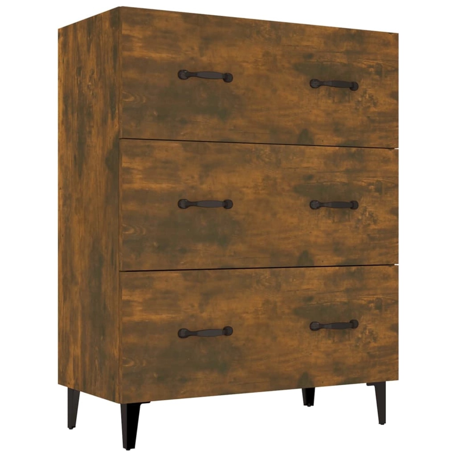 vidaXL Sideboard Räuchereiche 69,5x34x90 cm Holzwerkstoff 817348 günstig online kaufen