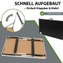 3er Set TRUTZHOLM Multifunktionstische/Flohmarkttische, klappbar und höhenverstellbar.