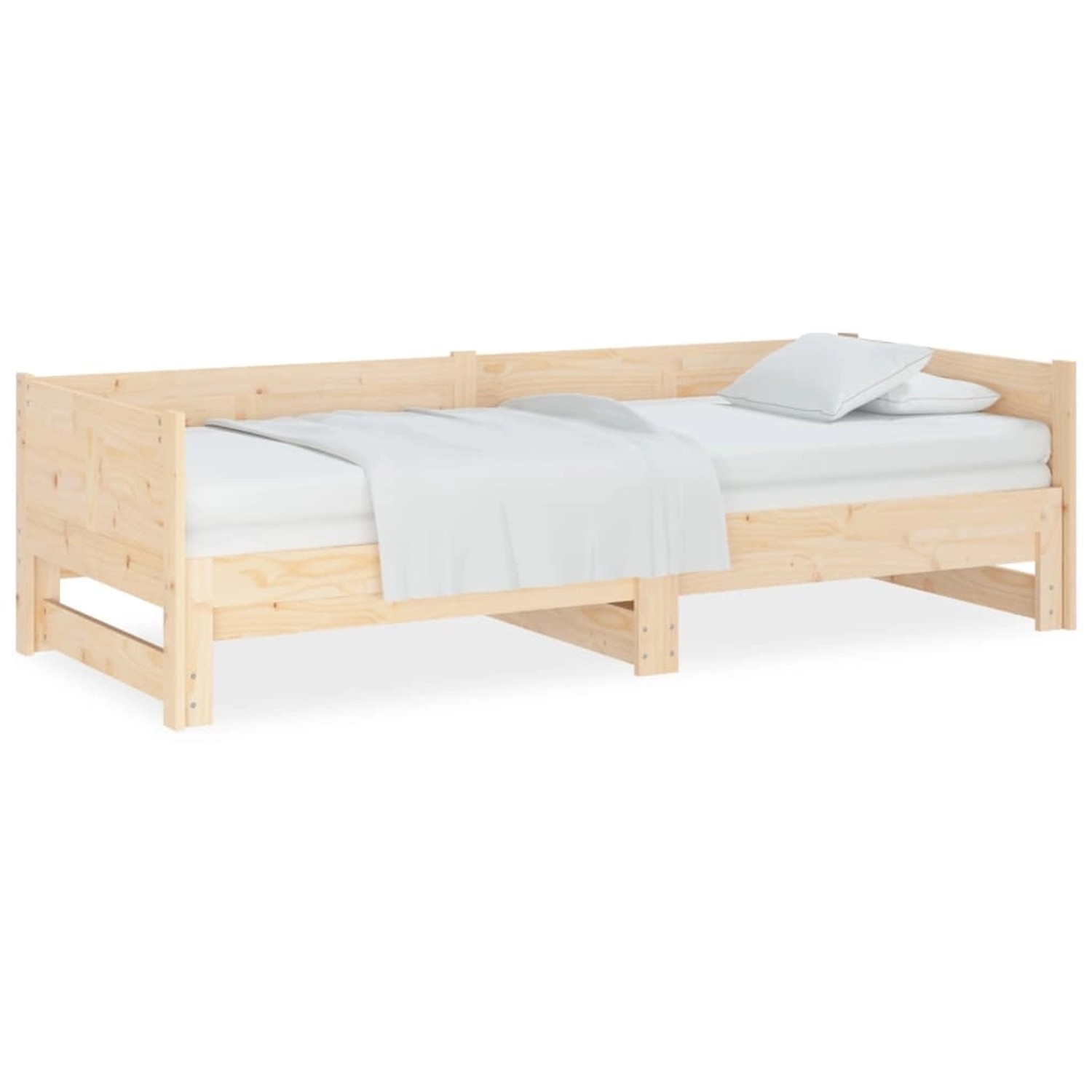 vidaXL Ausziehbares Tagesbett Massivholz Kiefer 2x(90x190) cm1279778 günstig online kaufen