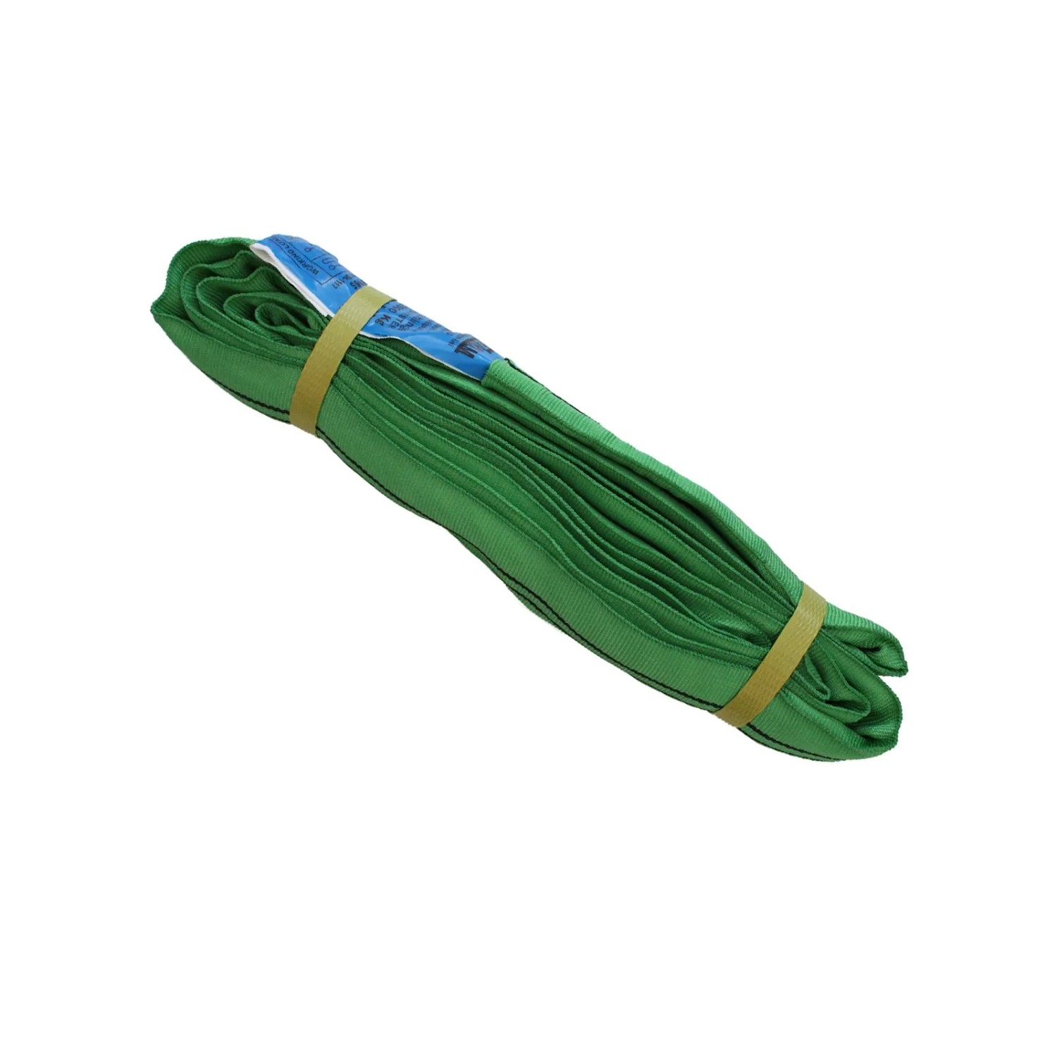 4 grüne TRUTZHOLM Rundschlingen, je 2000 kg Tragkraft und 2 m Umfang, für Hebe- und Transportarbeiten.