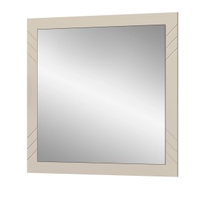 Inn.Furn Garderobenspiegel Sand 80 x 80 cm mit Rahmen Apunti