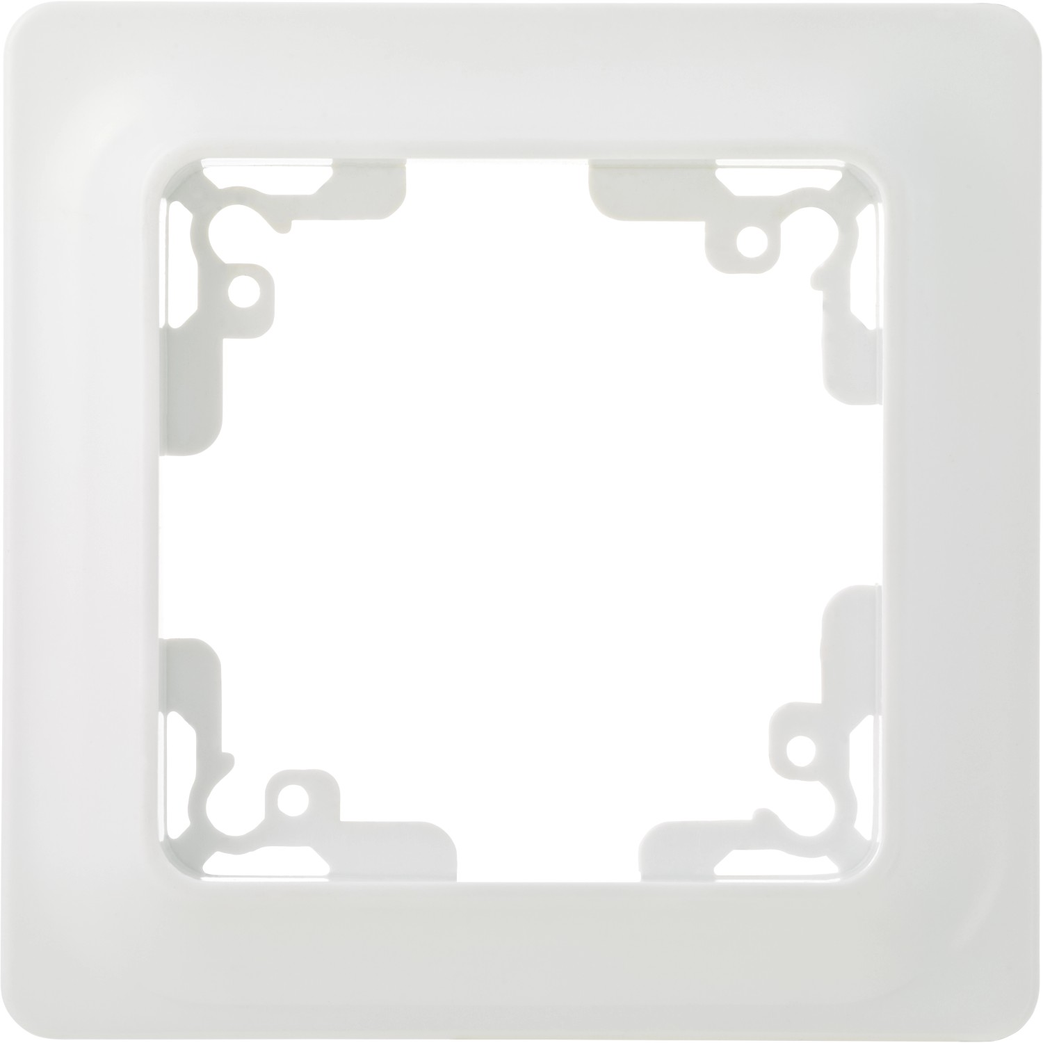 OBI Abdeckrahmen Penelope 1-fach Polarweiß