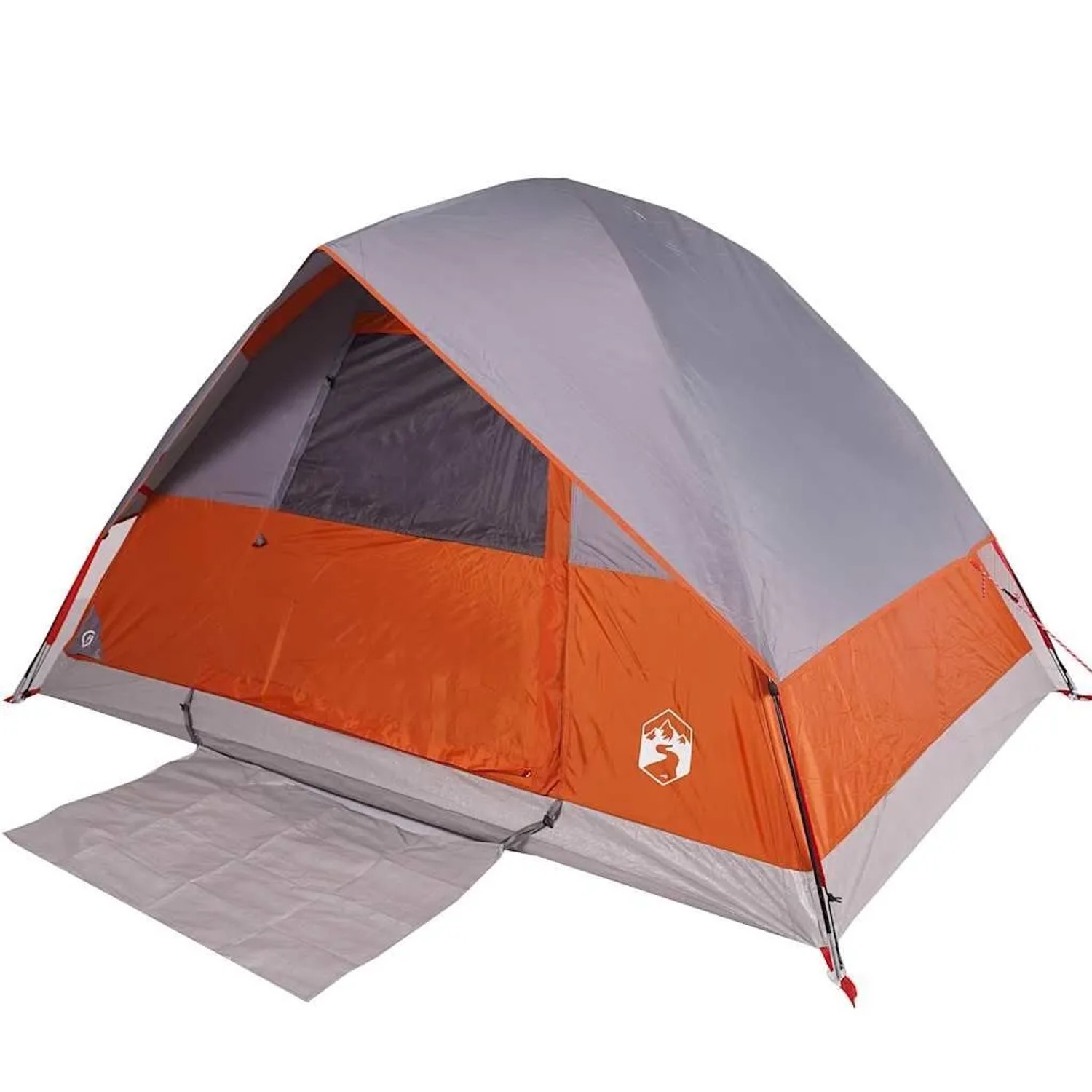 vidaXL Kuppel-Campingzelt 4 Personen Orange Wasserdicht 94701 günstig online kaufen