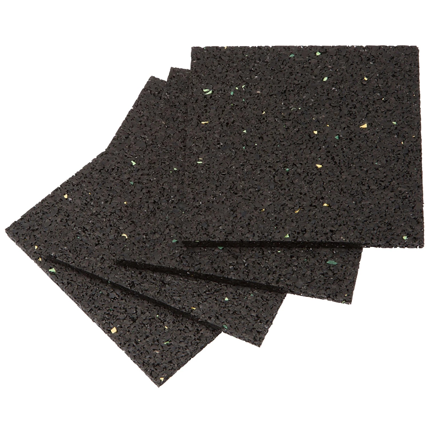 Conacord Antirutsch-Matte Gummigranulat Länge 10 cm Schwarz 4 Stück