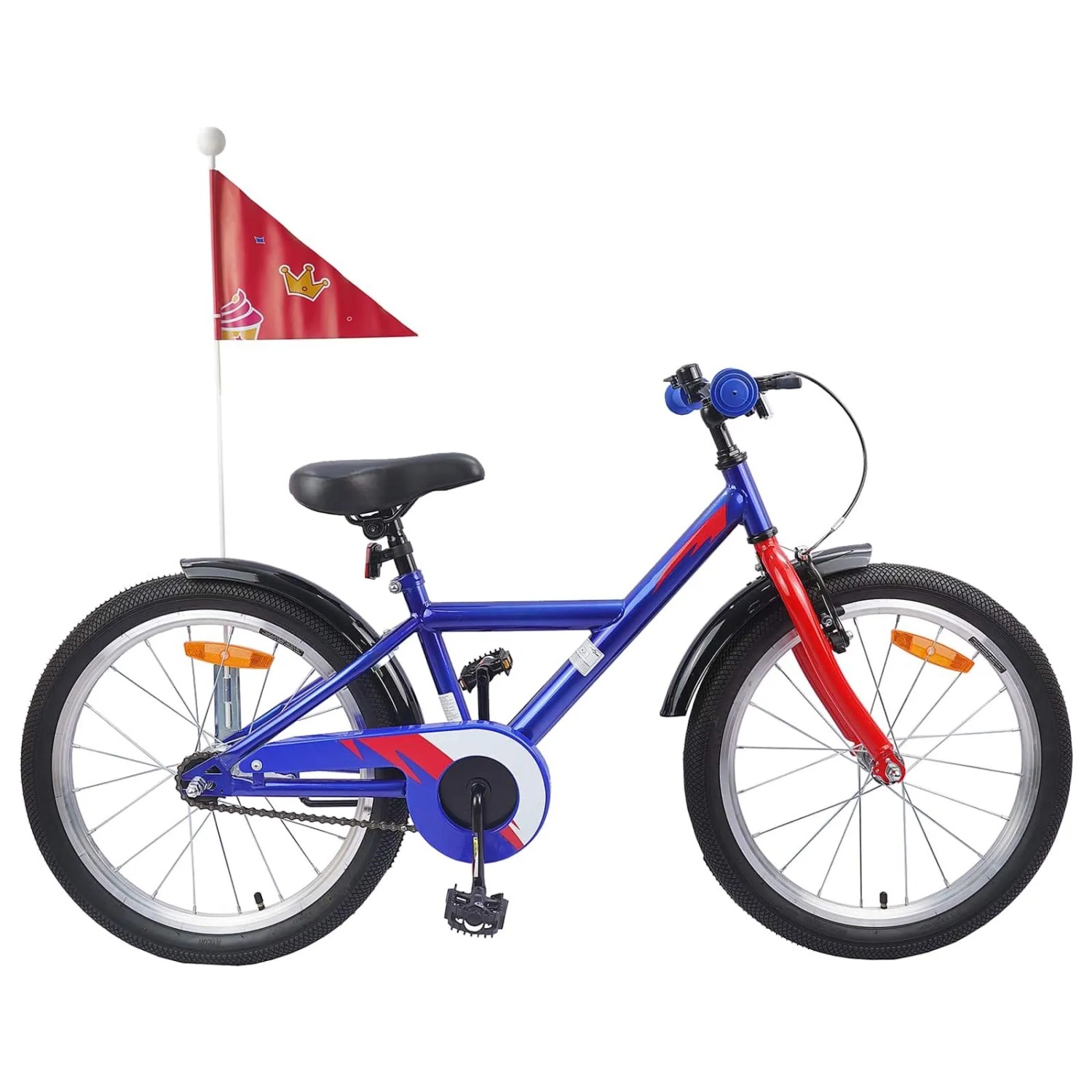 vidaXL Kinderfahrrad 20 Zoll für 6-11 Jahre Alt Dunkelblau 42009641