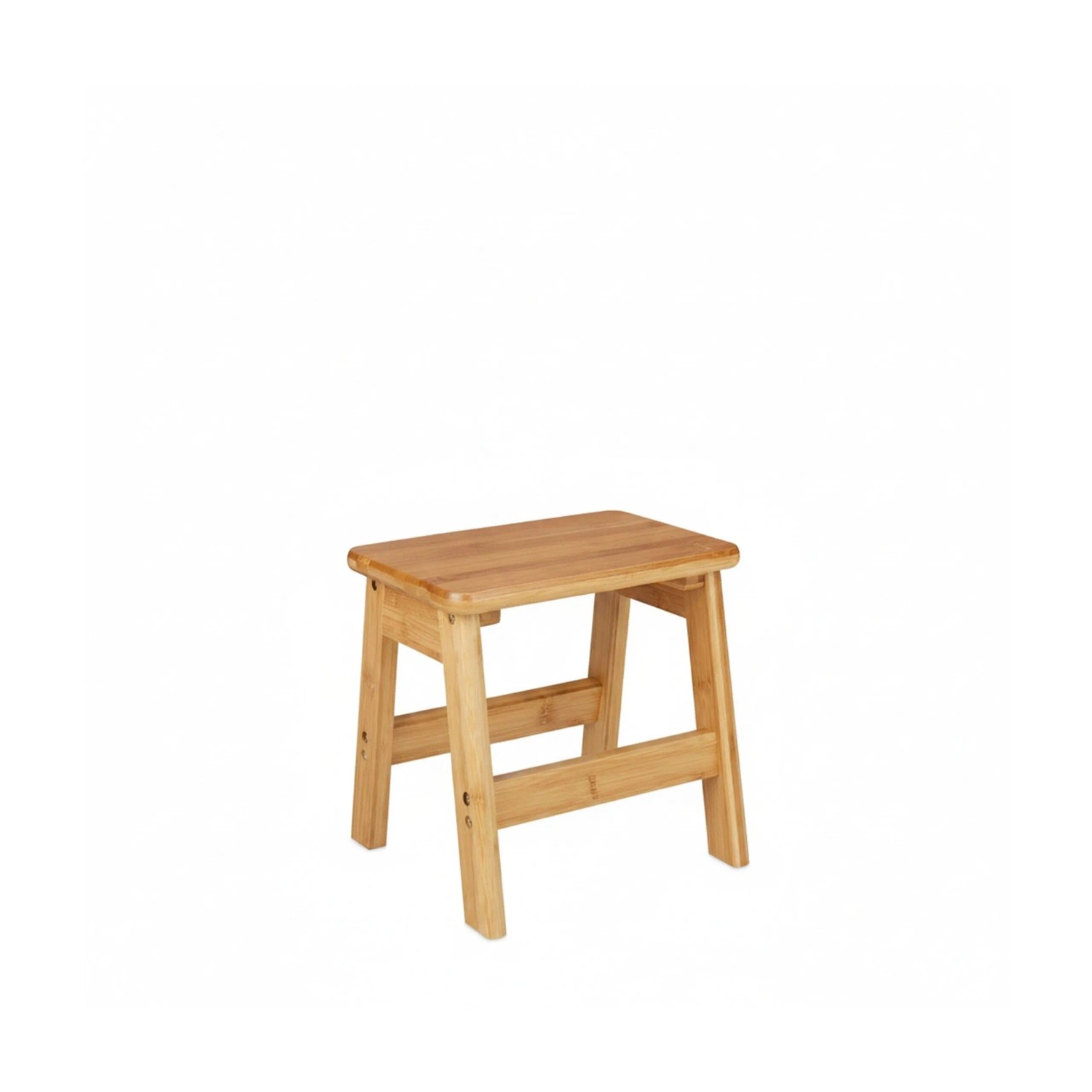 Relaxdays Fußbank Bambus Natur Sicherer Stand 27 cm x 29 cm x 24 cm 1,6 kg