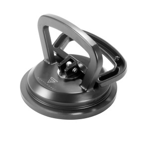 STAHLWERK Saugheber, 50 kg Tragkraft, 12,5 cm Durchmesser. Werkzeug zum Heben von Fliesen und Glas.