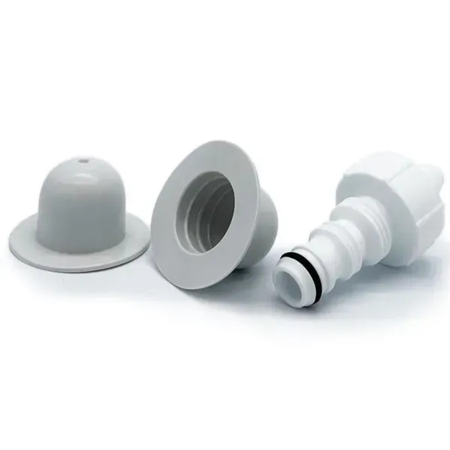 Zubehör für Avenli Frame Pool: Abdeckung, Adapter und Dichtung für Stahlrahmenpool.