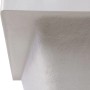 Detailaufnahme der weißen Calmwaters Duo-Badewanne Modern Square aus Acryl.