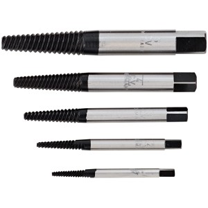 LUX Schraubenausdreher Comfort Set, 5-teilig, für beschädigte Schrauben.