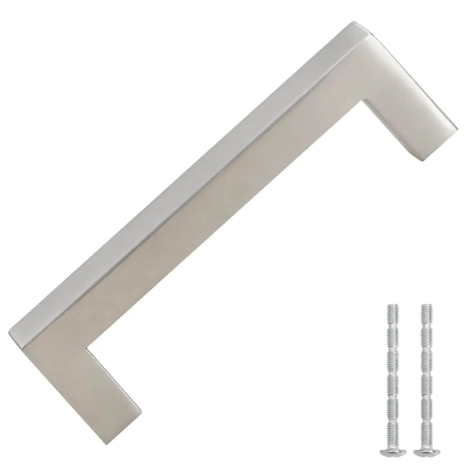 vidaXL Möbelgriffe 10 Stk Silbern 96 mm Edelstahl 155381