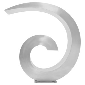 Silberner vidaXL Pool-Wasserfall aus Edelstahl, 50x30x53 cm, für entspannendes Wasserspiel im Garten.