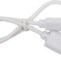 Weißes USB-Ladekabel für USB Handventilator.