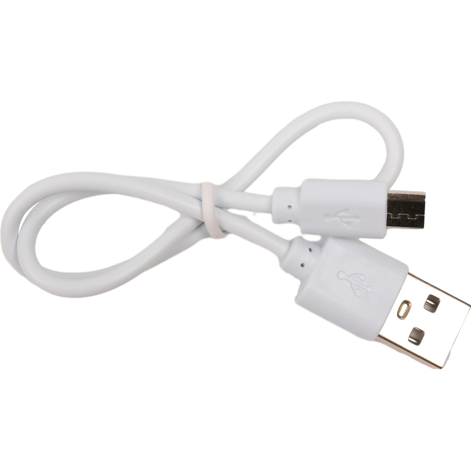 Weißes USB-Ladekabel für USB Handventilator.