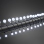 Konstsmide LED Globelichterkette mit 80 kaltweißen Kugeln für Innen & Außen.