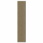 Denpanels Akustikpaneel ACU-Line Eiche Dunkel, Filz Schwarz, 240x52 cm.