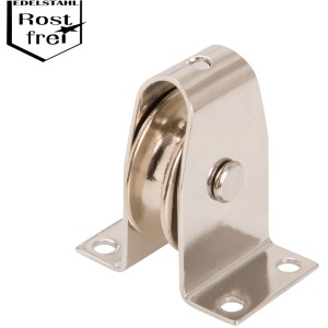 Conacord Stehblock, 42 mm, Edelstahl mit Messingrolle für vielseitige Anwendungen.