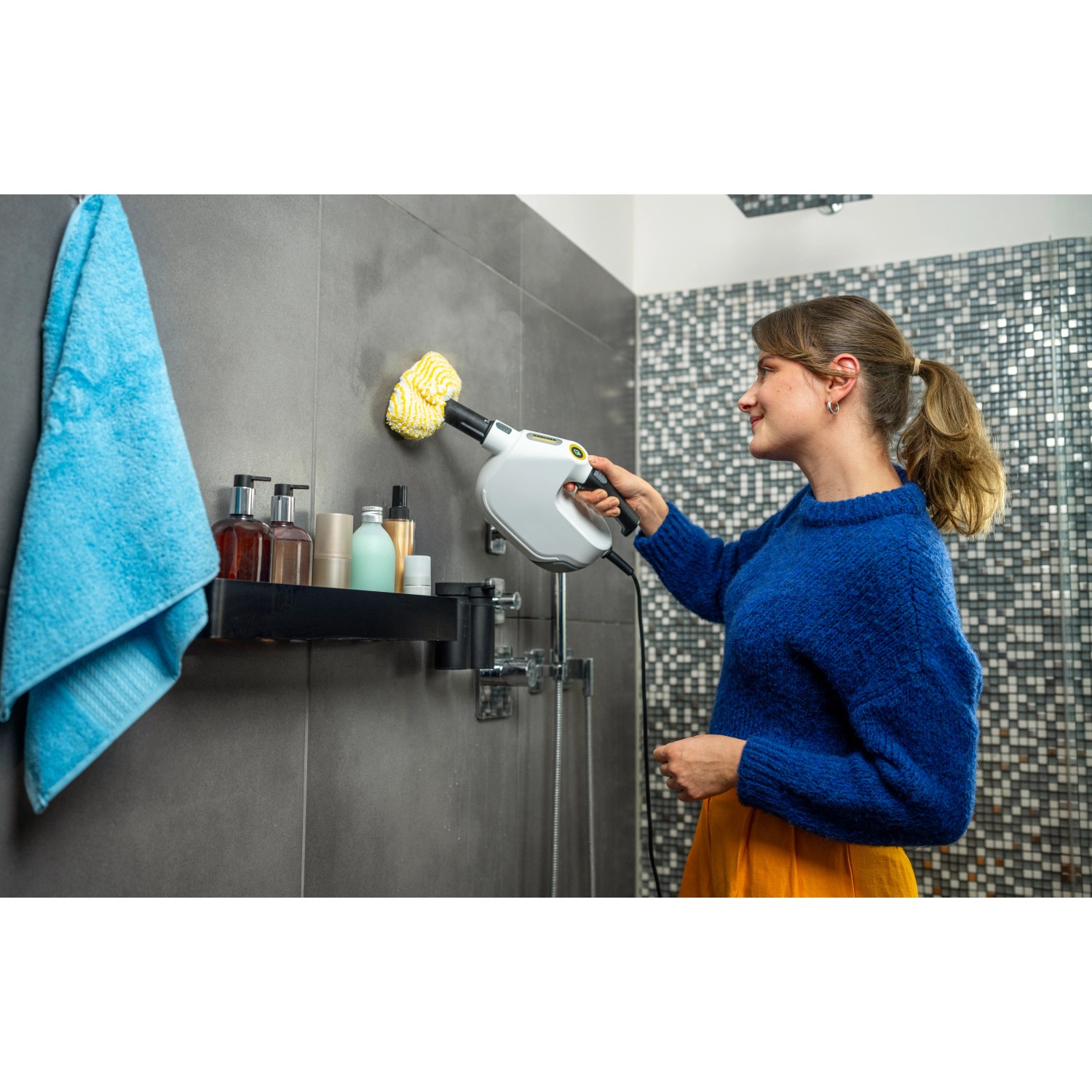 Kärcher Dampfreiniger SC 1 Multi Dampfgerät für 30 m² Weiß kaufen bei OBI