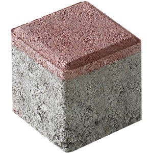 Roter Kann Rasengitter Füllstein, 8x7,8x7,8 cm, zur teilweisen Befüllung von Rasengittern.