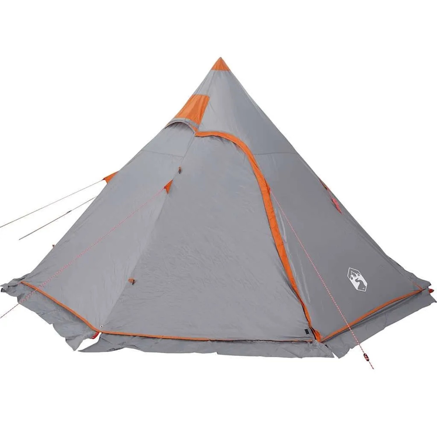 vidaXL Tipi-Campingzelt 5 Personen Grau Wasserdicht 4009409 günstig online kaufen