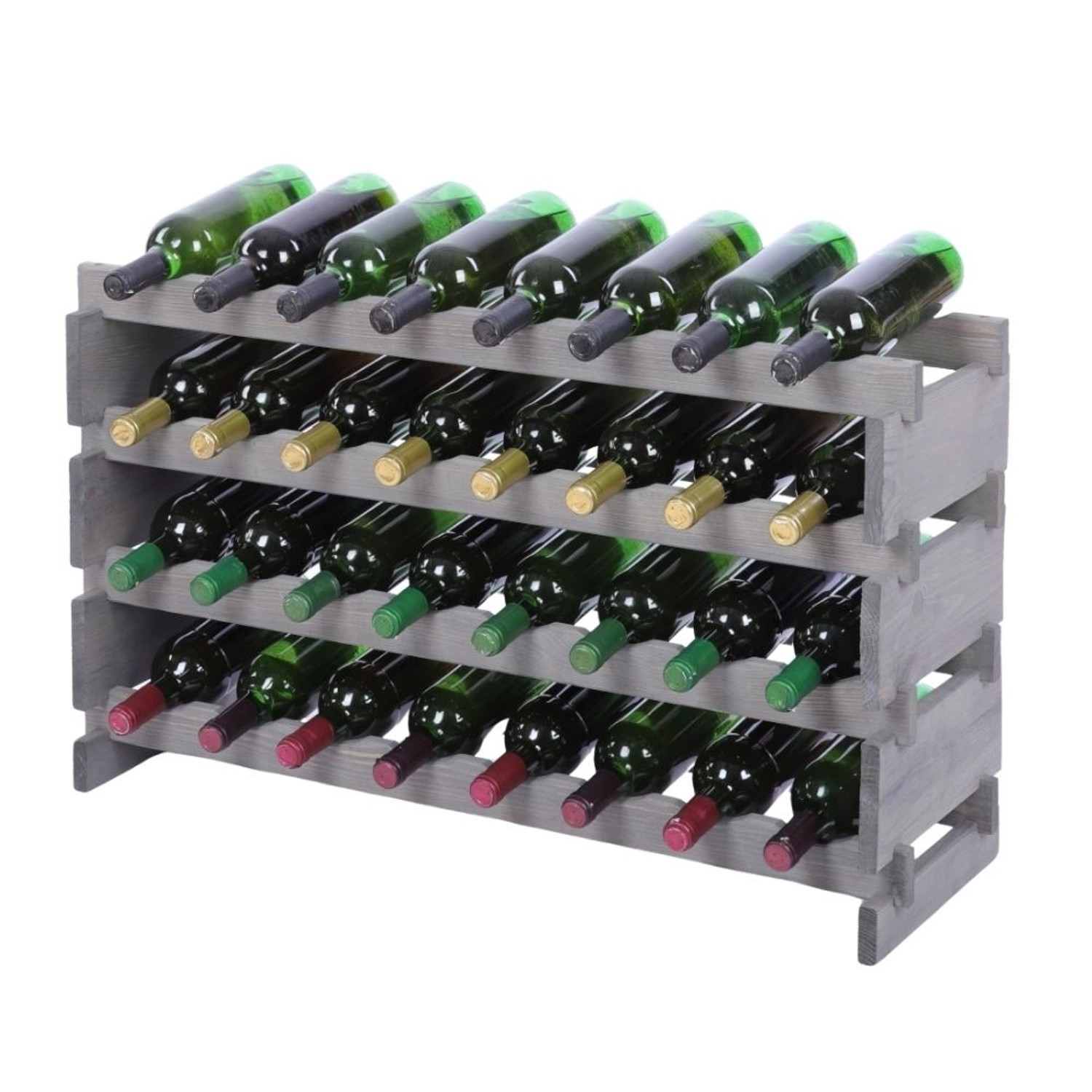 PROREGAL Weinregal VINOTECA FLEX PRO HxBxT 51x84x28cm 32 Flaschen Auf 4 Ebe günstig online kaufen