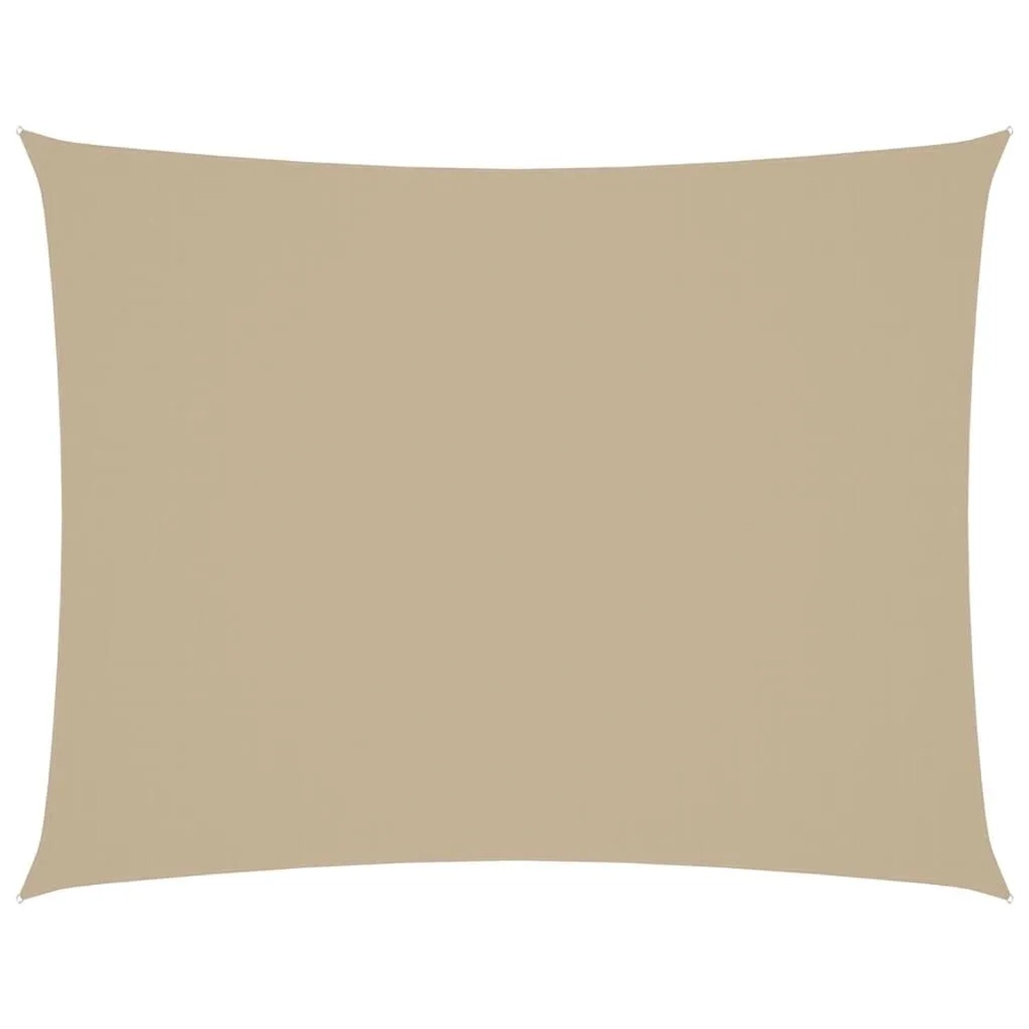 vidaXL Sonnensegel Oxford-Gewebe Rechteckig 2x3 m Beige 135145
