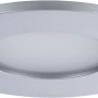 Paulmann LED Einbaustrahler Calla, rund, chrom matt, schwenkbar, 4000K, IP65.