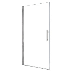 AICA Nischentür 100x180cm mit 5mm Nanoglas, Drehtür für Duschkabine, Pendeltür, Duschabtrennung.