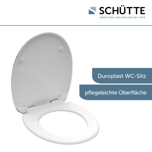 Schütte WC-Sitz Lighthouse Duroplast mit Absenkautomatik, Motiv Lighthouse