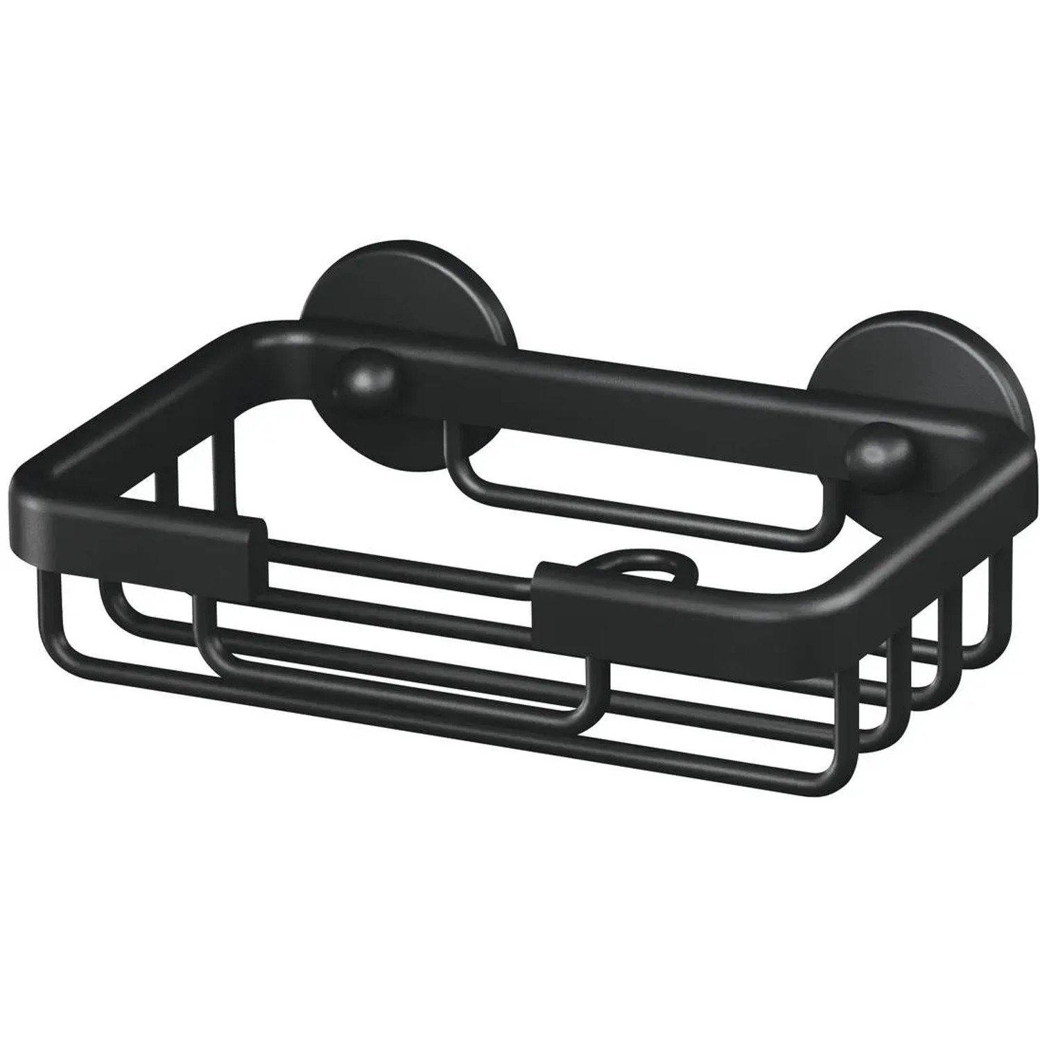 tesa Duschablage ALUXX BLACK Seifenablage, Set 1-tlg., mit Klebelösung zur Wandmontage ohne Bohren
