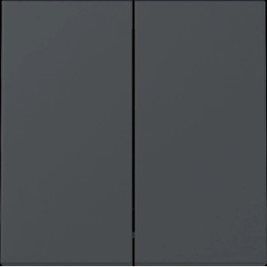 Gira Wippe Zentralplatte in Anthrazit für Schalter und Taster.