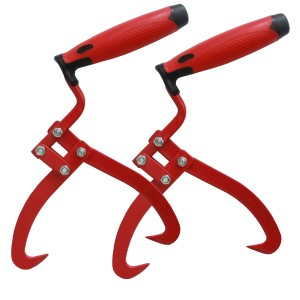 2 rote TrutzHolm Handpackzangen mit ergonomischen Griffen für Garten- und Forstarbeiten.