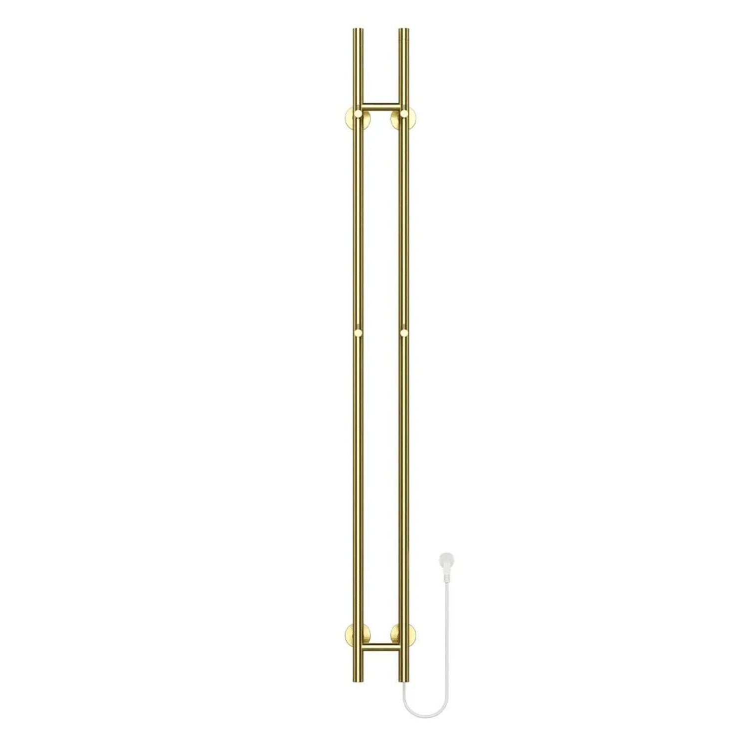 Belvit Elektrischer Handtuchtrockner Doppelrohr 1500x168 mm Gold Gebürstet günstig online kaufen