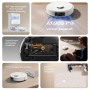 Dreame Saugroboter Plus D20: Automatisches Entleeren, hohe Saugkraft, App-Steuerung, Wischfunktion.