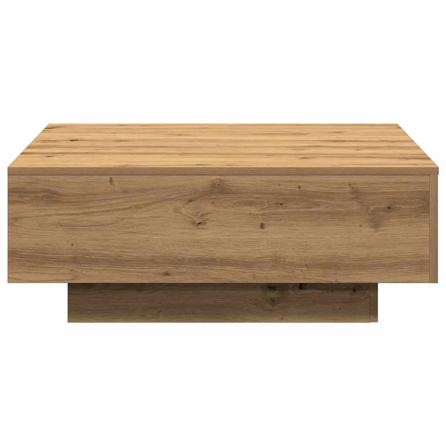 vidaXL Couchtisch Artisan-Eiche aus Holzwerkstoff. Rechteckiger Kaffeetisch mit sichtbarer Holzmaserung für das Wohnzimmer.